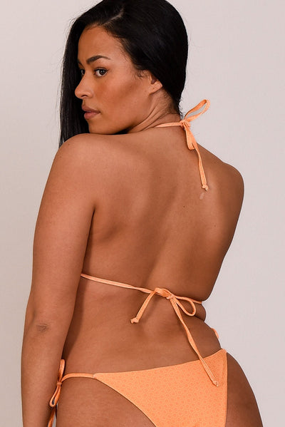 Haut de bikini triangle Tangerine Squeeze