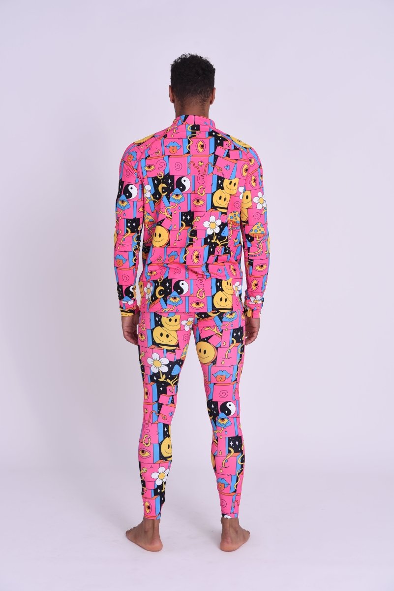 Trippy Hippy Men's Baselayer Pant - OOSC Clothing