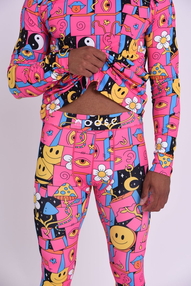 Trippy Hippy Men's Baselayer Pant - OOSC Clothing