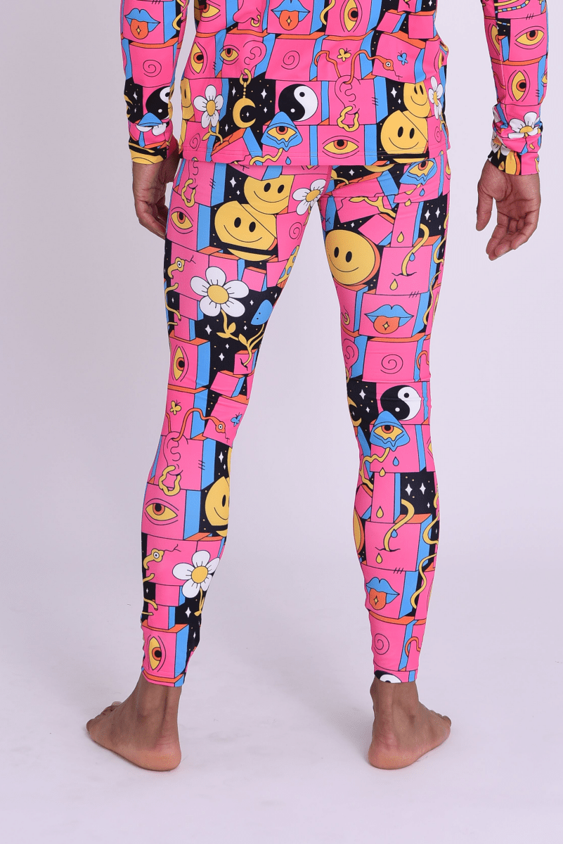 Trippy Hippy Men's Baselayer Pant - OOSC Clothing