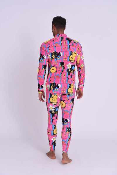Trippy Hippy Men's Baselayer Top - OOSC Clothing