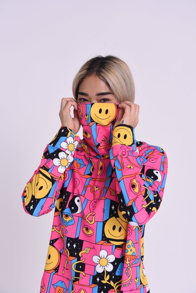 Trippy Hippy Neck Warmer - OOSC Clothing