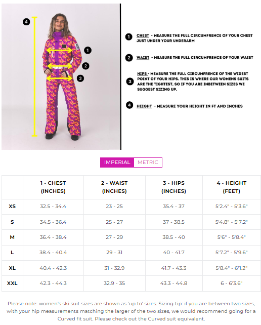 Chic Ski Suit - Purple Houndstooth