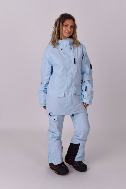 Yeh Girl Ski & Snowboard Jacket - Ice Blue - OOSC Clothing