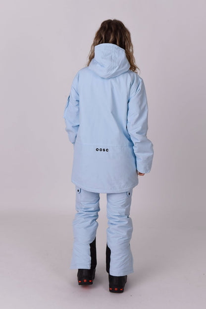 Yeh Girl Ski & Snowboard Jacket - Ice Blue - OOSC Clothing