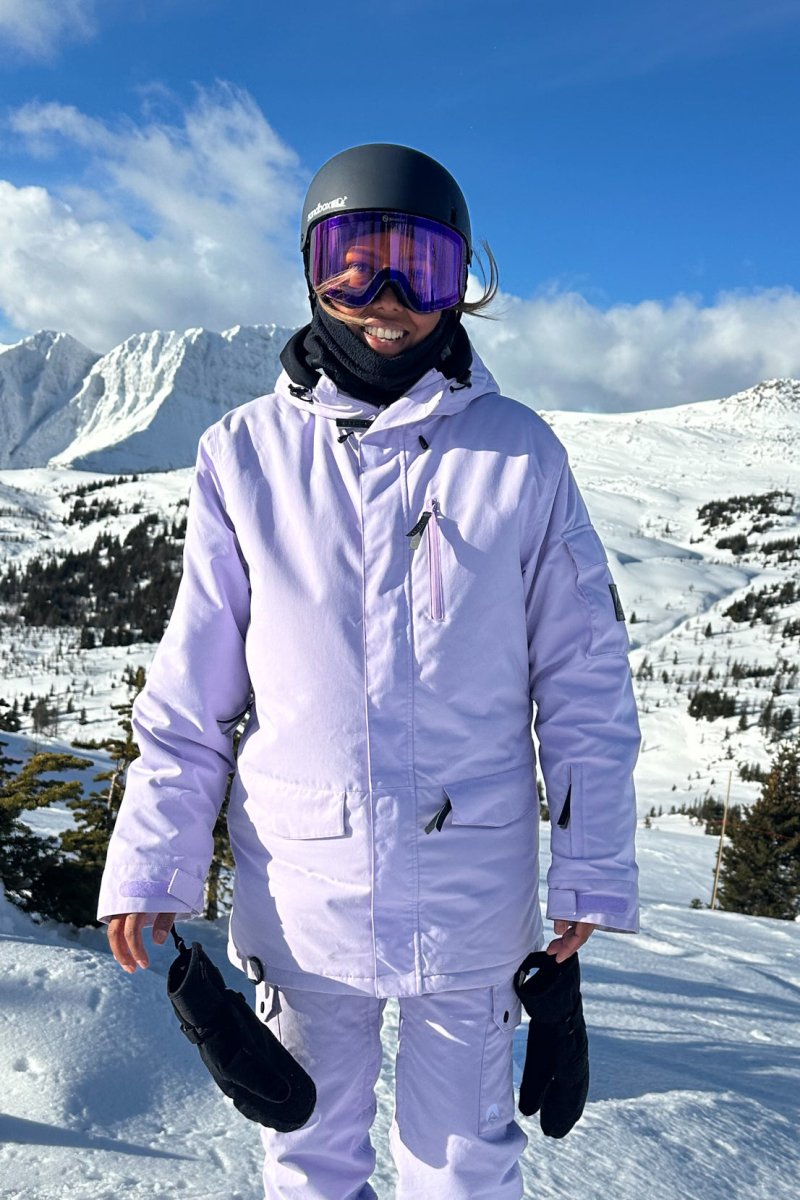 Lavender snowboard jacket on sale