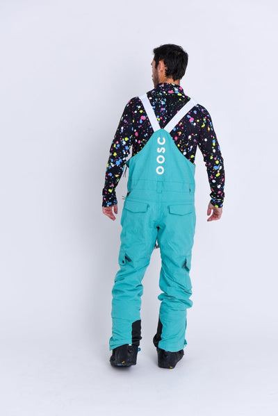 Yeh Man Bib Pant - Aqua - OOSC Clothing