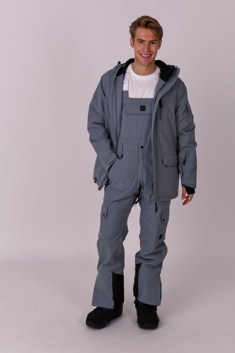 Yeh Man Bib Pant - Grey - OOSC Clothing