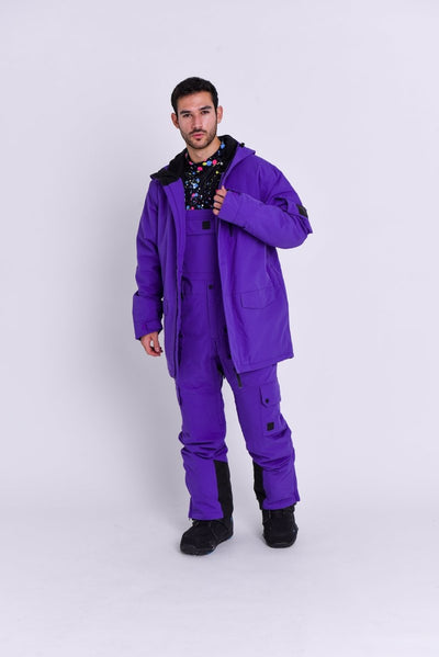 Yeh Man Bib Pant - Purple - OOSC Clothing