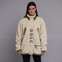 Sherpa Fleece Jacket Cream / Khaki - Women's