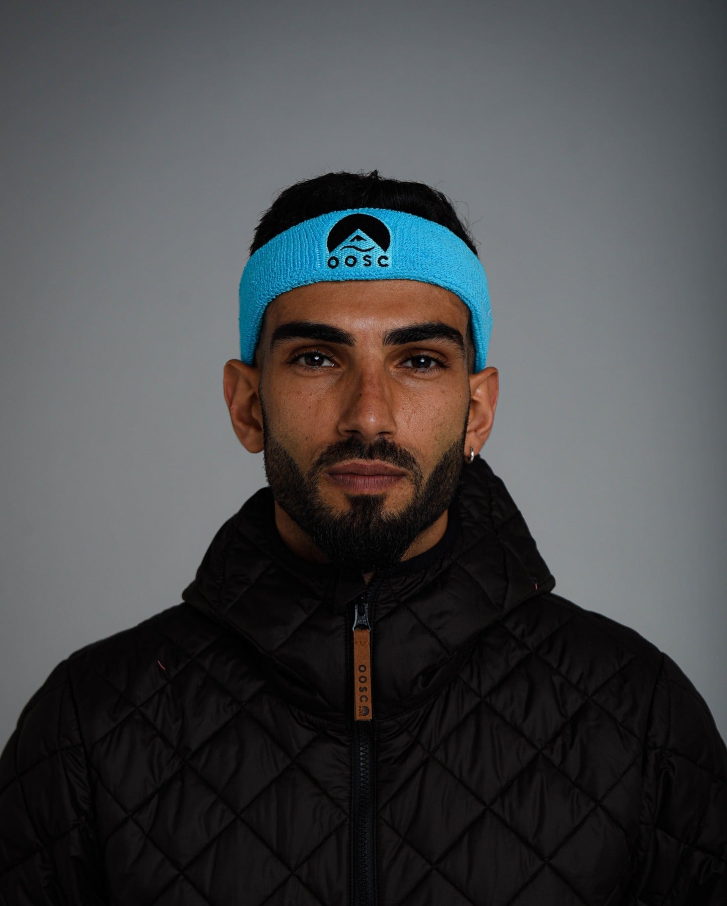 Blue skiing / apres ski headband