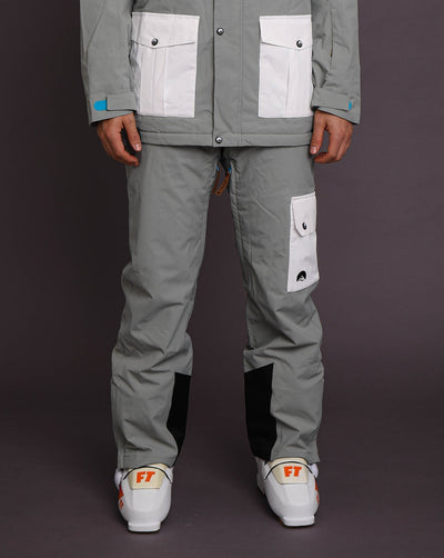 grey snowboard pants