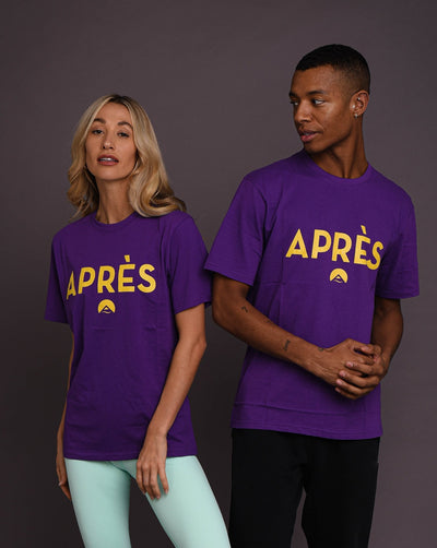 matching purple apres tshirts