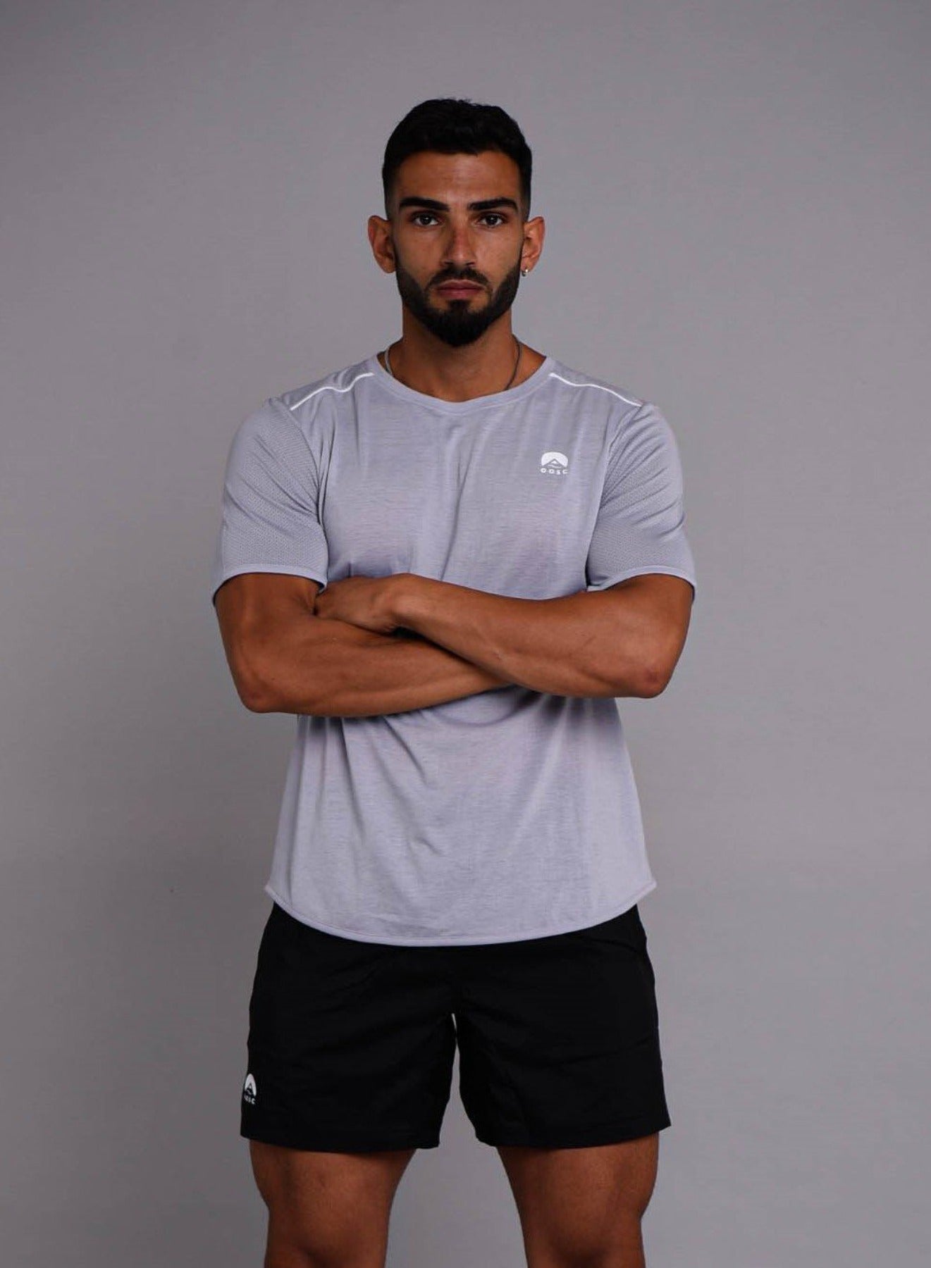 grey mens gym tshirt