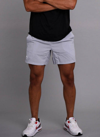light grey mens gym shorts