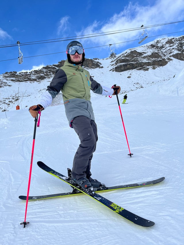 Yeh Man Men's Ski & Snowboard Jacket - Khaki, Grey, Black