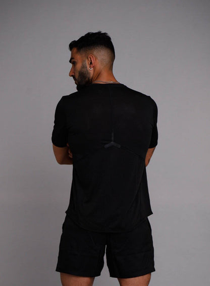 mesh back training shirt