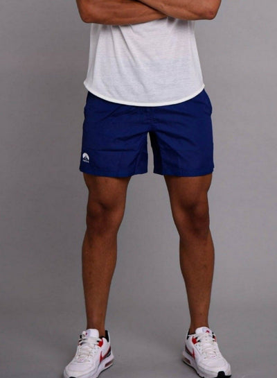 mens navy gym shorts