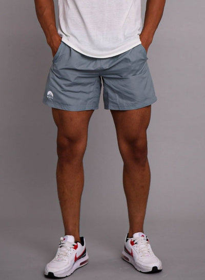 mens grey gym shorts