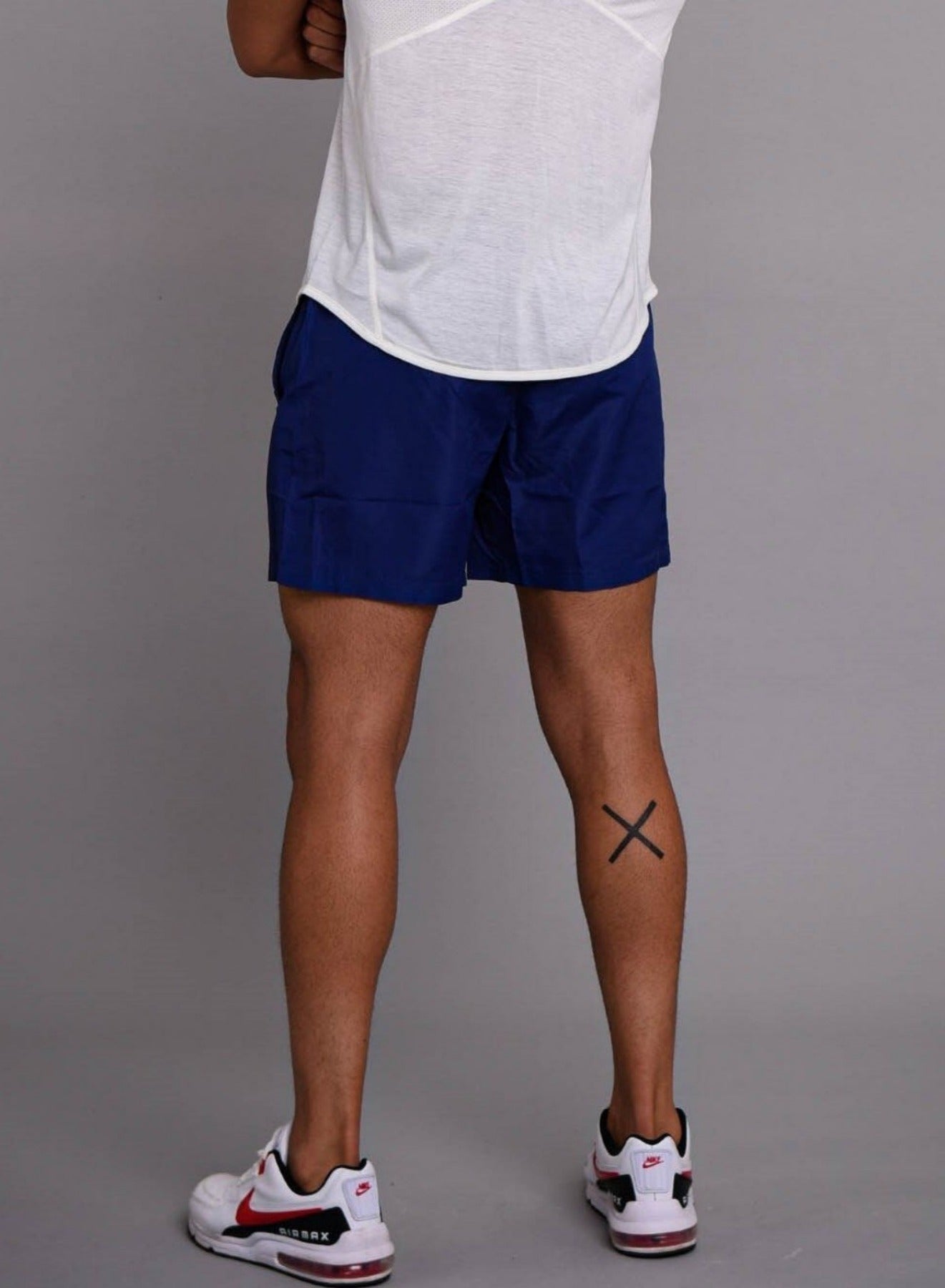 Mens Lightweight Gym / Running Shorts (Navy Blue) OOSC Clothing