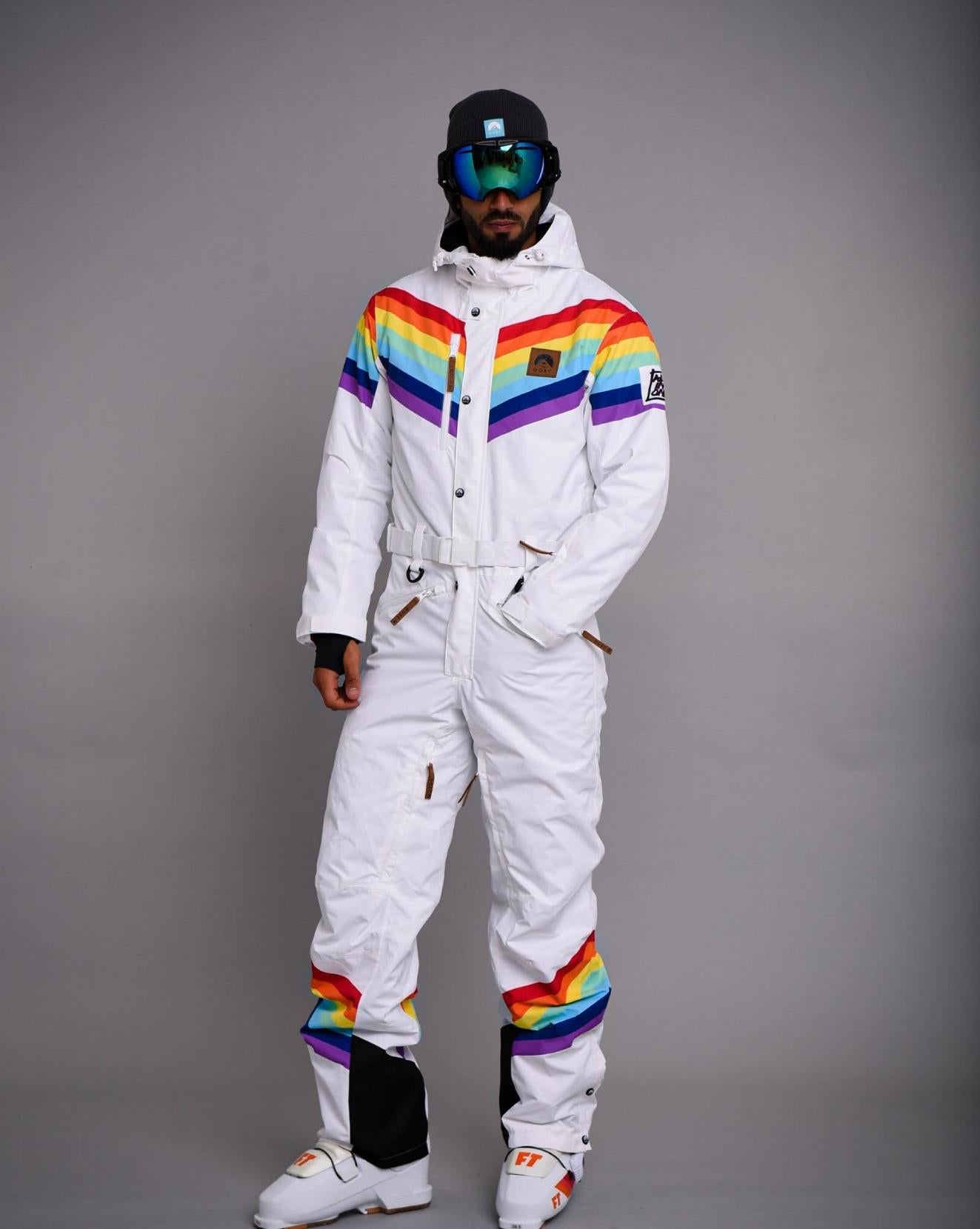 Rainbow Road Ski Suit - Mens/Unisex – OOSC Clothing - USA