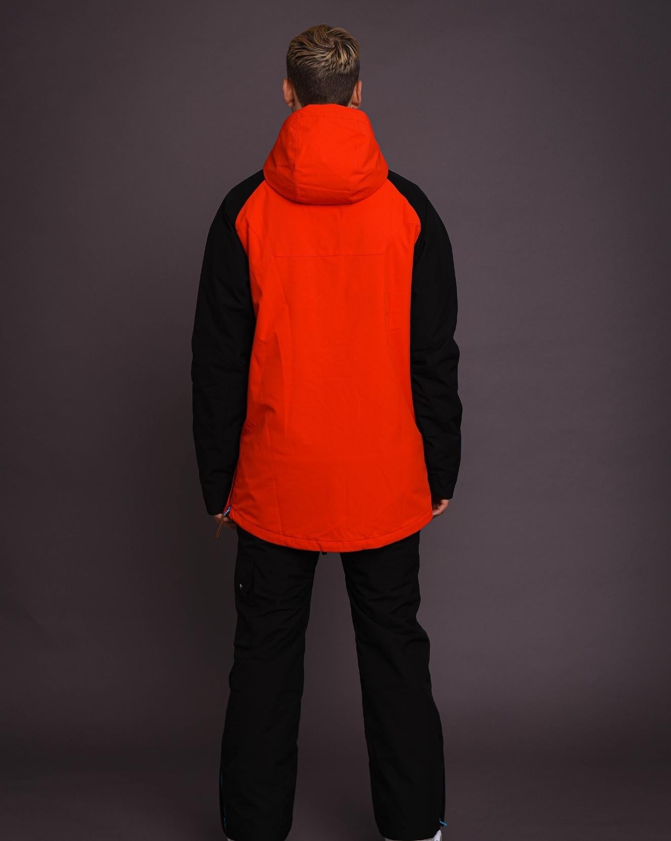 Snow Park Overhead Jacket - White & Red