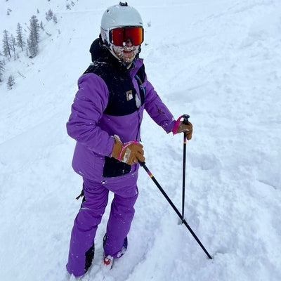 Fresh Pow Men's Ski & Snowboard Pants - Purple & Black